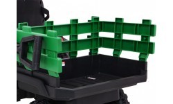 Traktors Titanium ar piekabi, zaļš