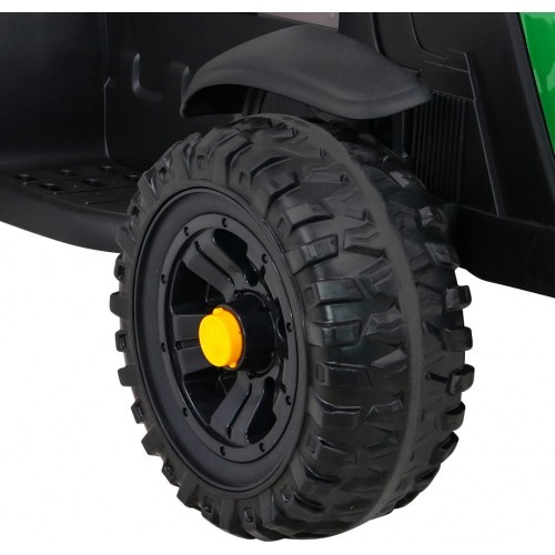 Traktors Titanium ar piekabi, zaļš