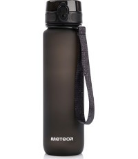 Sporta ūdens pudele Meteor 1000 ml tumši zaļa - Melna