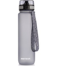 Sporta ūdens pudele Meteor 1000 ml tumši zaļa - Pelēks