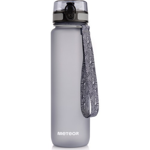 Sporta ūdens pudele Meteor 1000 ml tumši zaļa - Pelēks