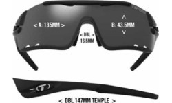 Saulesbrilles Tifosi Davos TIF1460301834, sarkanas, 100% UV aizsardzība