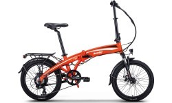 Elektriskais velosipēds Beaster BS115O, 250 W, 36 V, 8,8 Ah, oranžs, salokāms