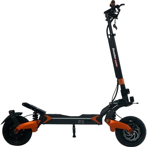 Elektriskais skrejritenis Beaster Scooter OXEN PRO2, 2x1500 W, 60 V, 28,8 Ah LG, ceļa riepas, bezceļam