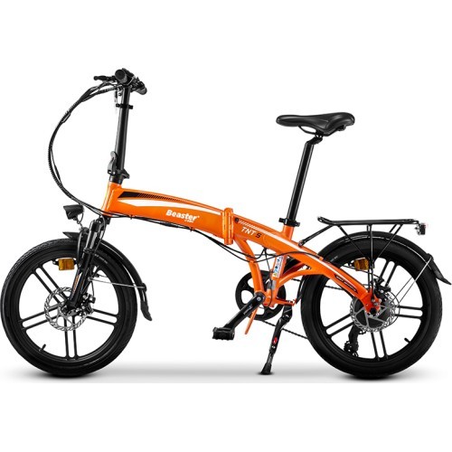 Elektriskais velosipēds Beaster BS29B, 250 W, 36 V, 8,8 Ah, oranžs, salokāms