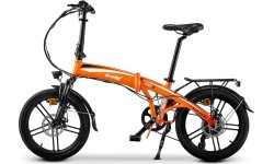 Beaster BS29B Electric Bike, 250 W, 36 V, 8.8 Ah, Orange, Folding