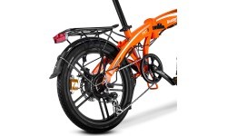 Elektriskais velosipēds Beaster BS29B, 250 W, 36 V, 8,8 Ah, oranžs, salokāms