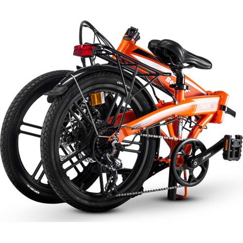 Beaster BS29B Electric Bike, 250 W, 36 V, 8.8 Ah, Orange, Folding