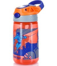 Детская бутылочка для воды Gizmo Flip Nectarine Superhero 420 мл 2094998/2116115