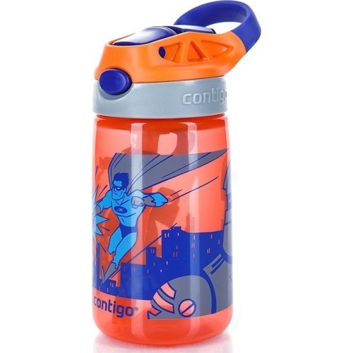 Bērnu ūdens pudele Gizmo Flip Nectarine Superhero 420 ml 2094998/2116115