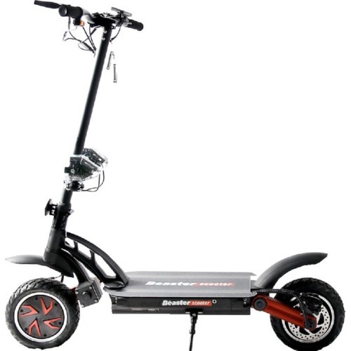 Beaster Scooter BS53ST Electric Scooter, 1600 W, 48 V, 20.8 Ah, Disc Brakes, Off-Road