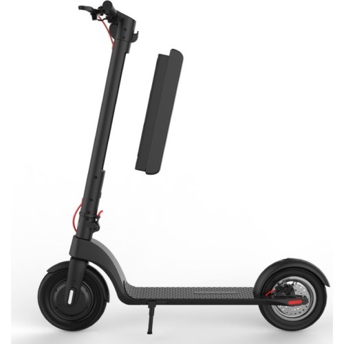 Elektriskais skrejritenis Beaster Scooter BS801B, 700 W, 36 V, 10 Ah, 25,4 cm riteņi, melns