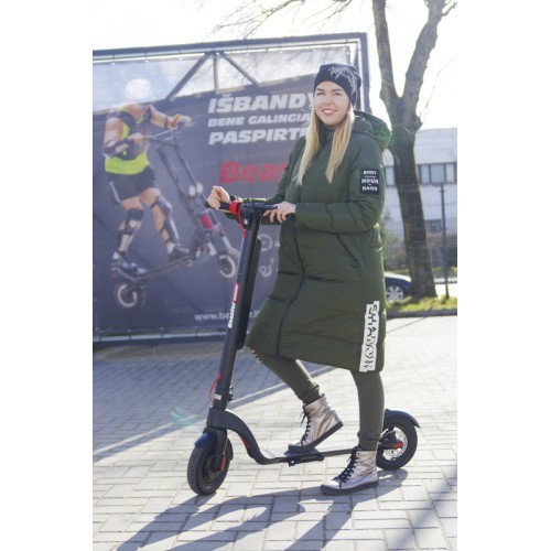 Elektriskais skrejritenis Beaster Scooter BS801B, 700 W, 36 V, 10 Ah, 25,4 cm riteņi, melns