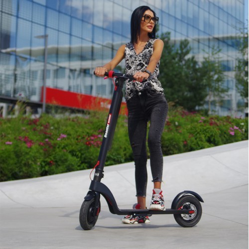Elektriskais skrejritenis Beaster Scooter BS801B, 700 W, 36 V, 10 Ah, 25,4 cm riteņi, melns