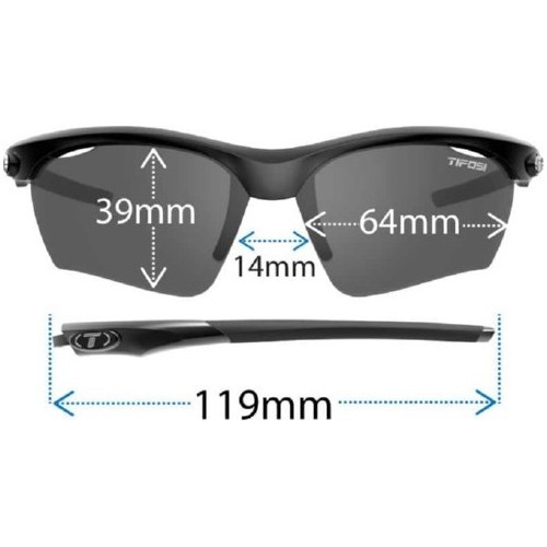 Saules brilles Tifosi Vero, 1470500250, melnas, 100% UV aizsardzība