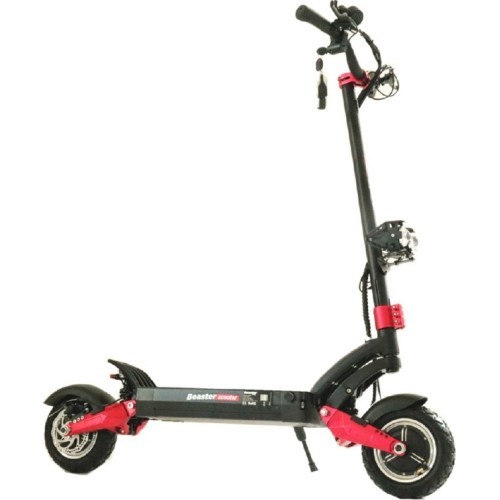 Электросамокат Beaster Scooter BS65, 2 x 1600 Вт, 52 В, 20.8 Ач, дисковые тормоза, внедорожный