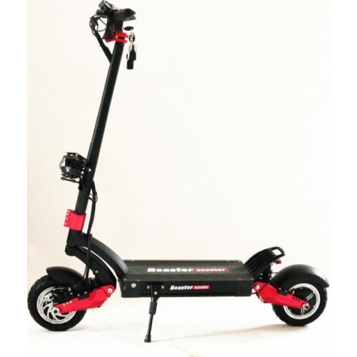 Электросамокат Beaster Scooter BS65, 2 x 1600 Вт, 52 В, 20.8 Ач, дисковые тормоза, внедорожный