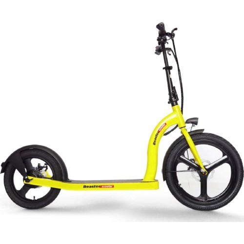 Elektriskais skrejritenis Beaster Scooter VOYAGER, 350 W, 36 V, 10 Ah, dzeltens