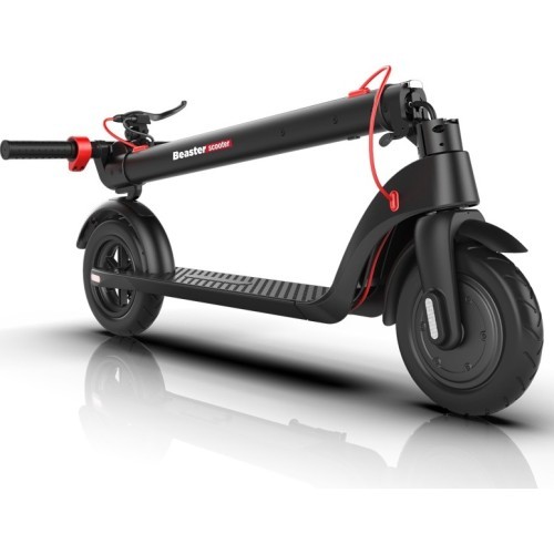Elektriskais skūteris Beaster Scooter BS701B, 700 W, 36 V, 6,4 Ah, 25 cm riteņi, melns