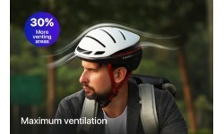 Livall EVO21 smart helmet, size M, white