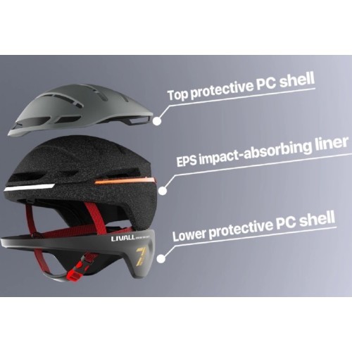 Умный шлем Livall EVO21, размер M, белый