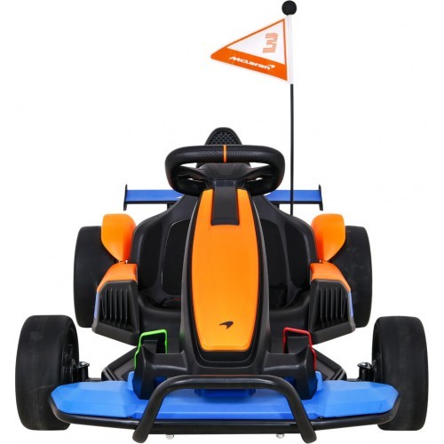 Elektromobilis gokarts McLaren Drift, oranžs