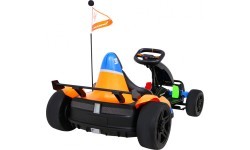 Elektromobilis gokarts McLaren Drift, oranžs