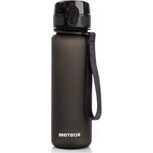 Sporta ūdens pudele Meteor, 500 ml - Melna