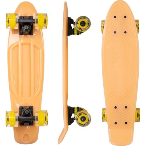 Glow-In-The-Dark Penny Board w/ Light-Up Wheels WORKER Solosy C1 22”