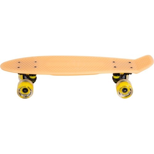 Tumsā spīdošs penny board ar izgaismotiem riteņiem WORKER Solosy C1 22″