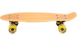 Glow-In-The-Dark Penny Board w/ Light-Up Wheels WORKER Solosy C1 22”