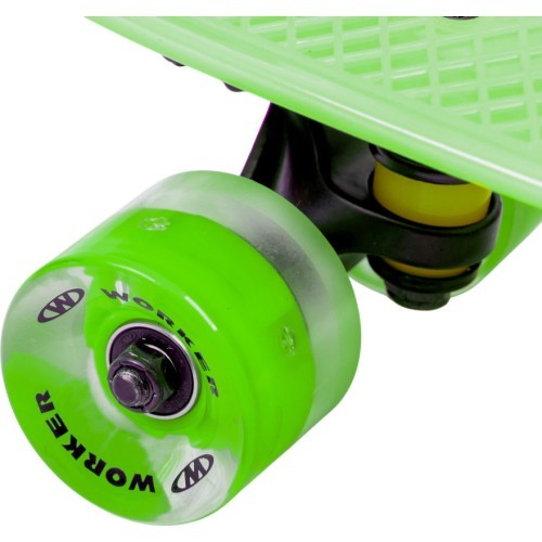 Penny Board w/ Light-Up Wheels WORKER Aspy C4 22”