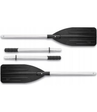 2pc pontona airi alumīnija vienvietīgs spalvu kajaks 137cm INTEX
