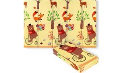 Детский складной коврик MD05 Forest 190x150 см NILS Fun