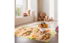 Детский складной коврик MD05 Forest 190x150 см NILS Fun
