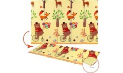 Bērnu salokāmais paklājiņš MD05 Forest 190x150 cm NILS Fun