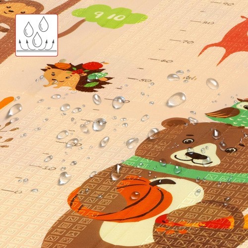 MD05 KIDS FOLDING MAT FOREST 190x150CM NILS FUN