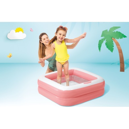 Piepūšamais bērnu baseins Intex 57100, gaiši rozā
