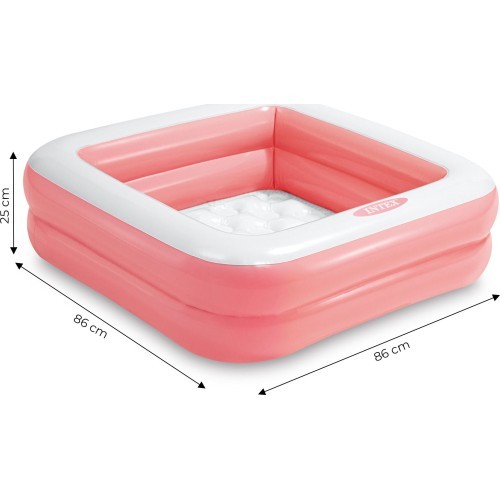Inflatable children's wading pool 57100 Light Pink - INTEX