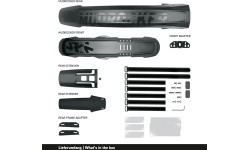Комплект крыльев SKS Mudrocker Set // 27.5-29" (чёрный)