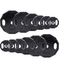 Набор олимпийских тарелок inSPORTline Ruberton 1,25 - 20 кг