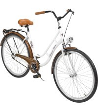 Dviratis AZIMUT Retro 28" 2023 balts