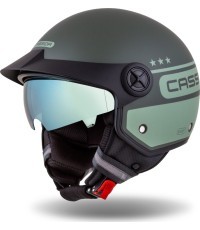 Motocikla ķivere Cassida Handy Plus Chief matēti zaļa / tumši zaļa
