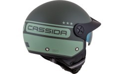 Motorcycle Helmet Cassida Handy Plus Chief Matte Green/Dark Green