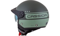 Motorcycle Helmet Cassida Handy Plus Chief Matte Green/Dark Green