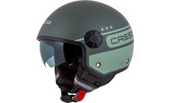 Motorcycle Helmet Cassida Handy Plus Chief Matte Green/Dark Green