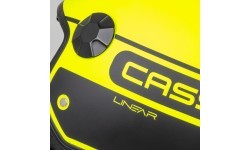 Motorcycle Helmet Cassida Handy Plus Linear Pearl Fluo Yellow/Matte Black