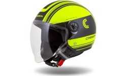 Motocikla ķivere Cassida Handy Metropolis Safety fluo dzeltena/melna/atstarojoši pelēka