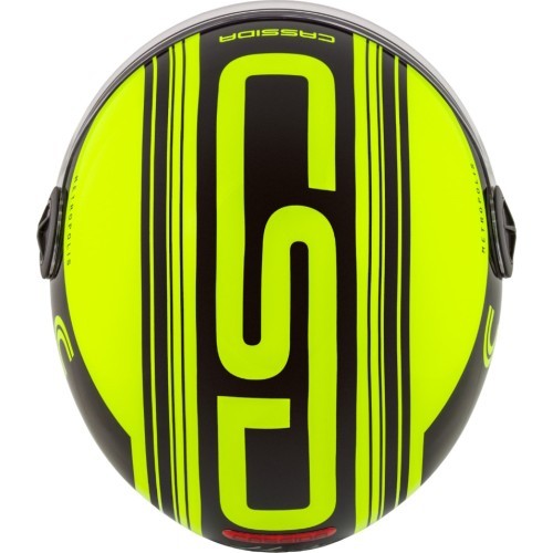 Motocikla ķivere Cassida Handy Metropolis Safety fluo dzeltena/melna/atstarojoši pelēka