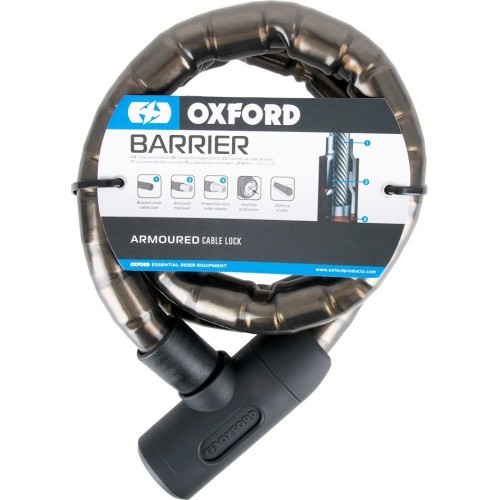 Motorcycle Lock Oxford Barrier 1.4 m Dust